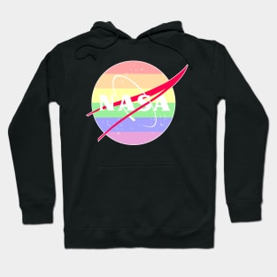 Pastel Nasa Logo - Rainbow Hoodie